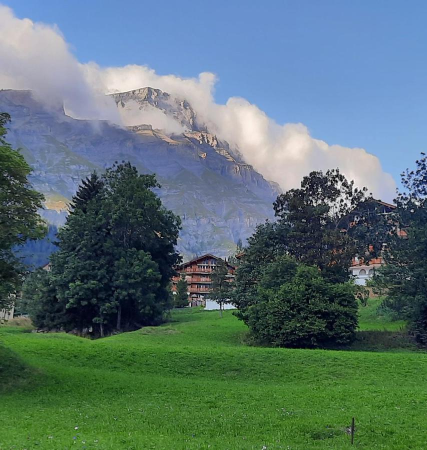 Studio Noyer C Leukerbad Exterior foto