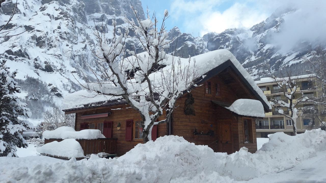 Studio Noyer C Leukerbad Exterior foto
